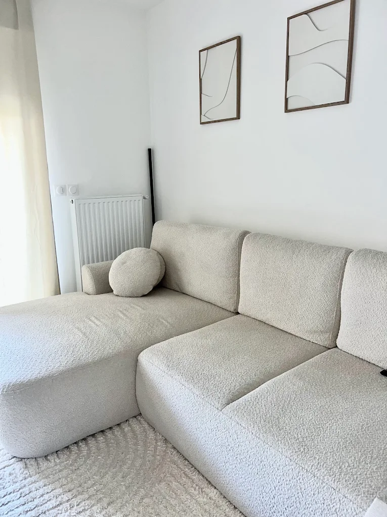Réalisation nettoyage canapé Haute-Savoie avant après